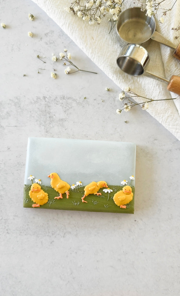 Easter Chick Royal Icing Transfers