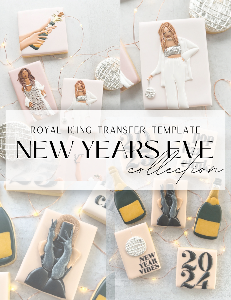 NYE Collection Royal Icing Template