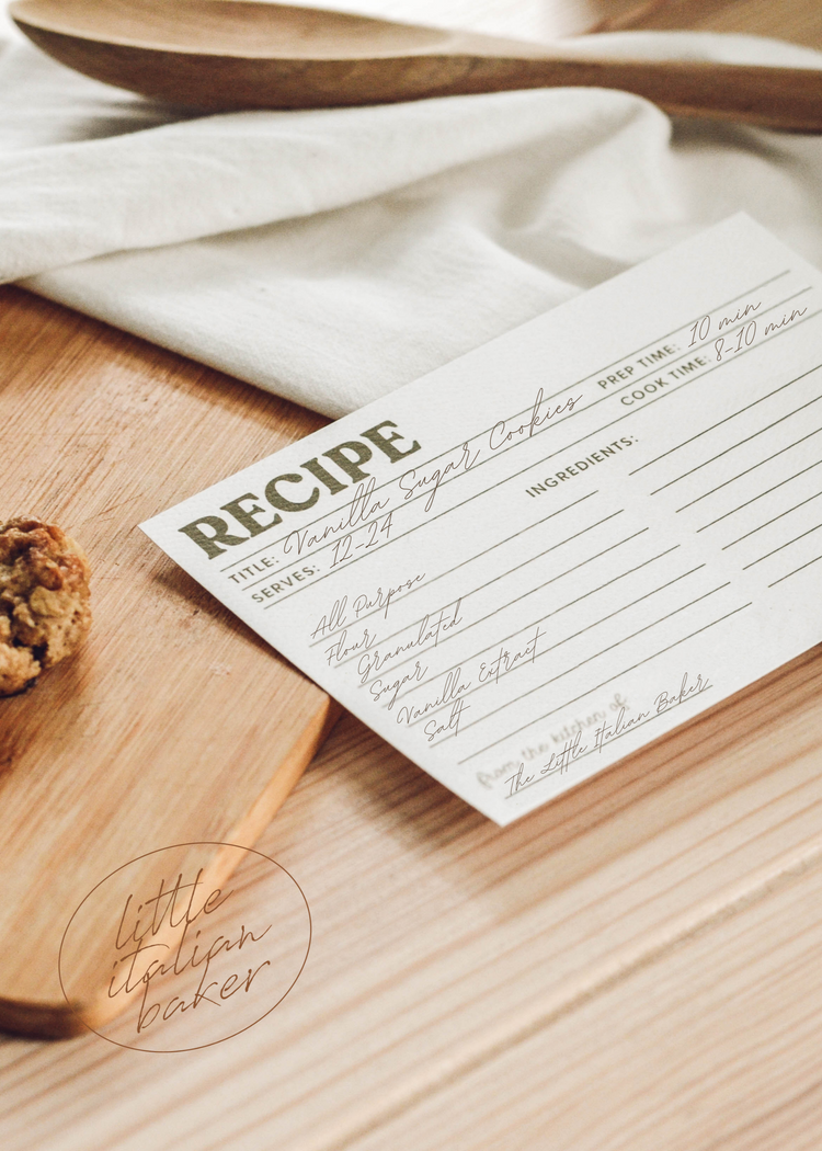 Vanilla Roll-Out Sugar Cookie Recipe